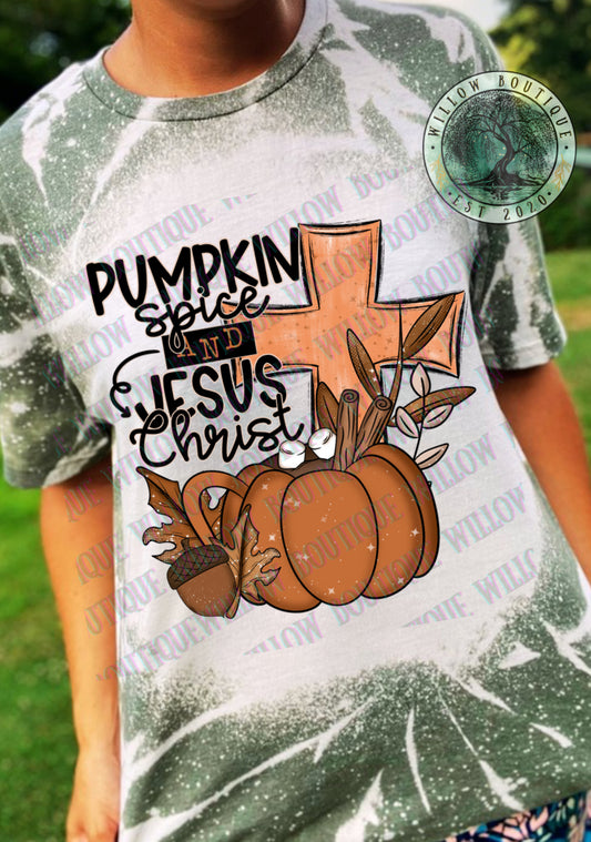 Pumpkin Spice & Jesus Christ Tee