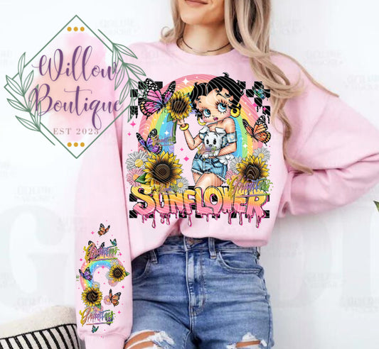 Nostalgic Sunflower Sweatshirt