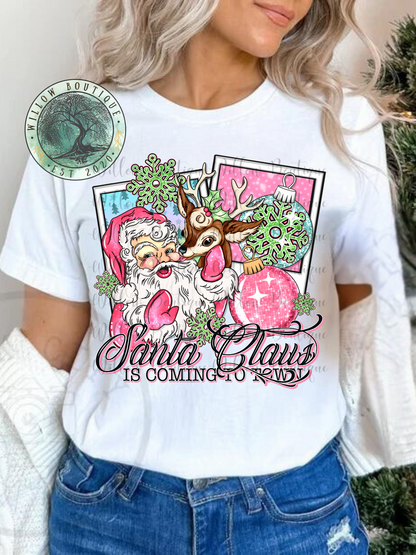 Santa Claus Is Coming To Town Tee