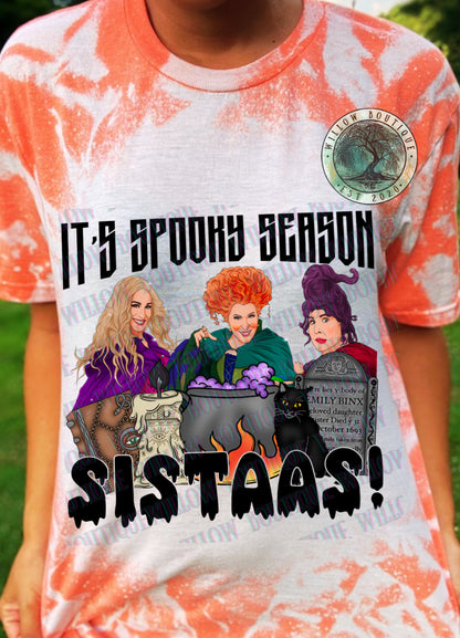 Spooky Season Sisters Tee