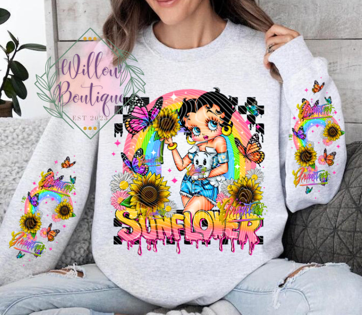 Nostalgic Sunflower Sweatshirt