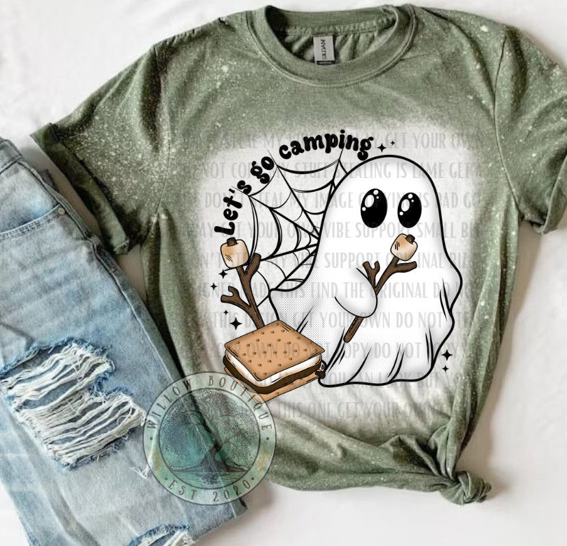 Let’s Go Camping Ghost Tee