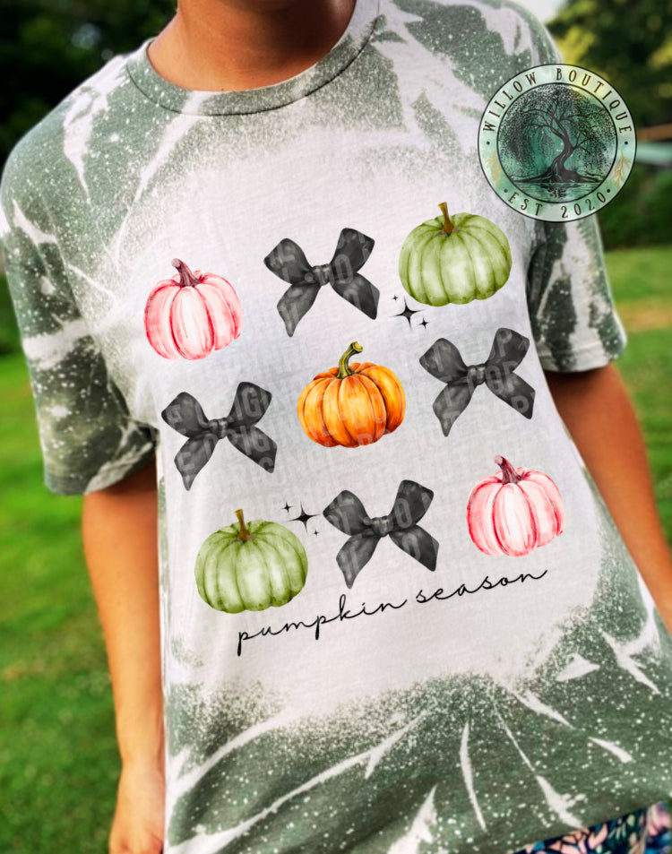 Pumpkin Bow Tee