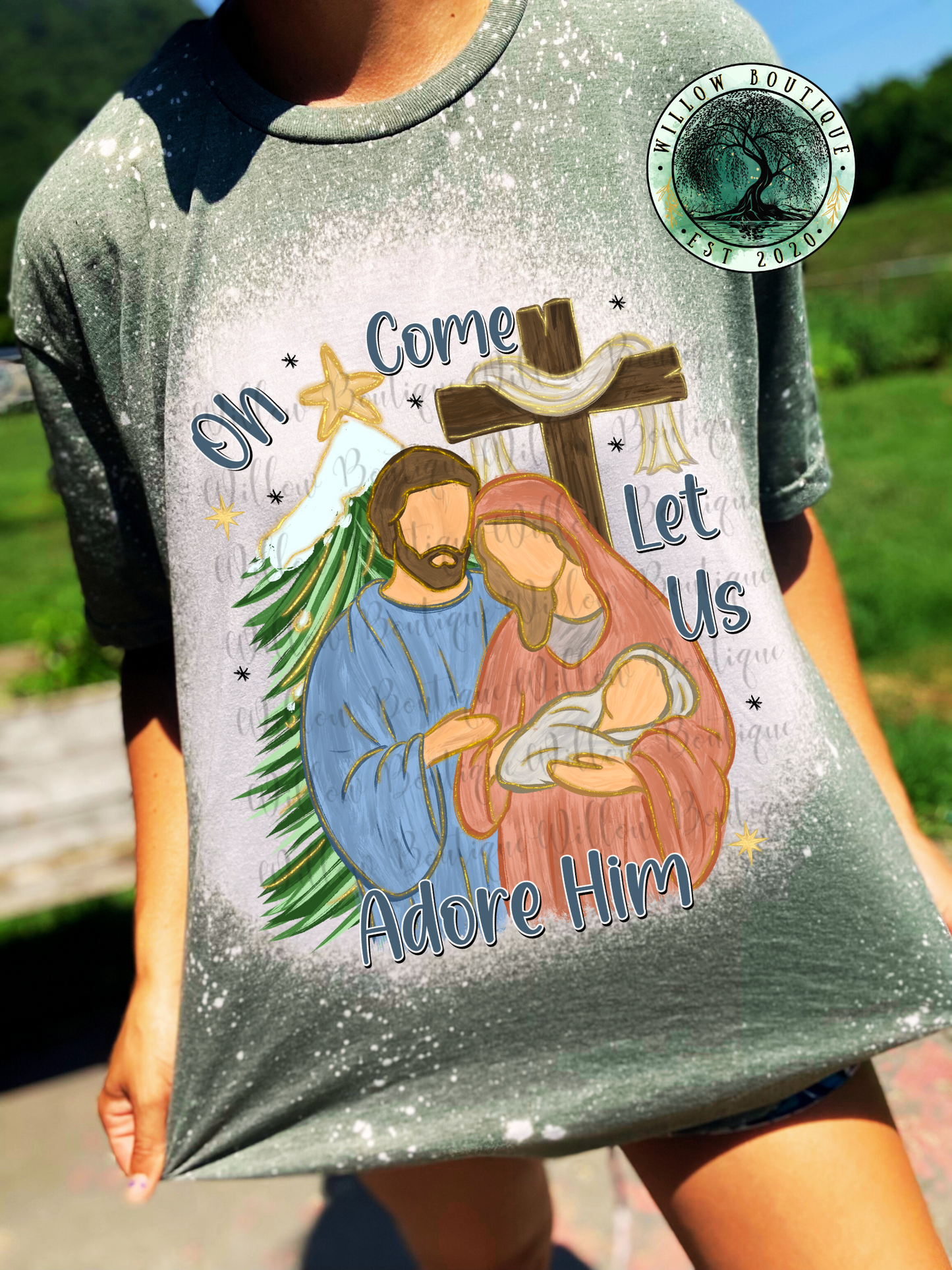 Come Let Us Adore Him Tee