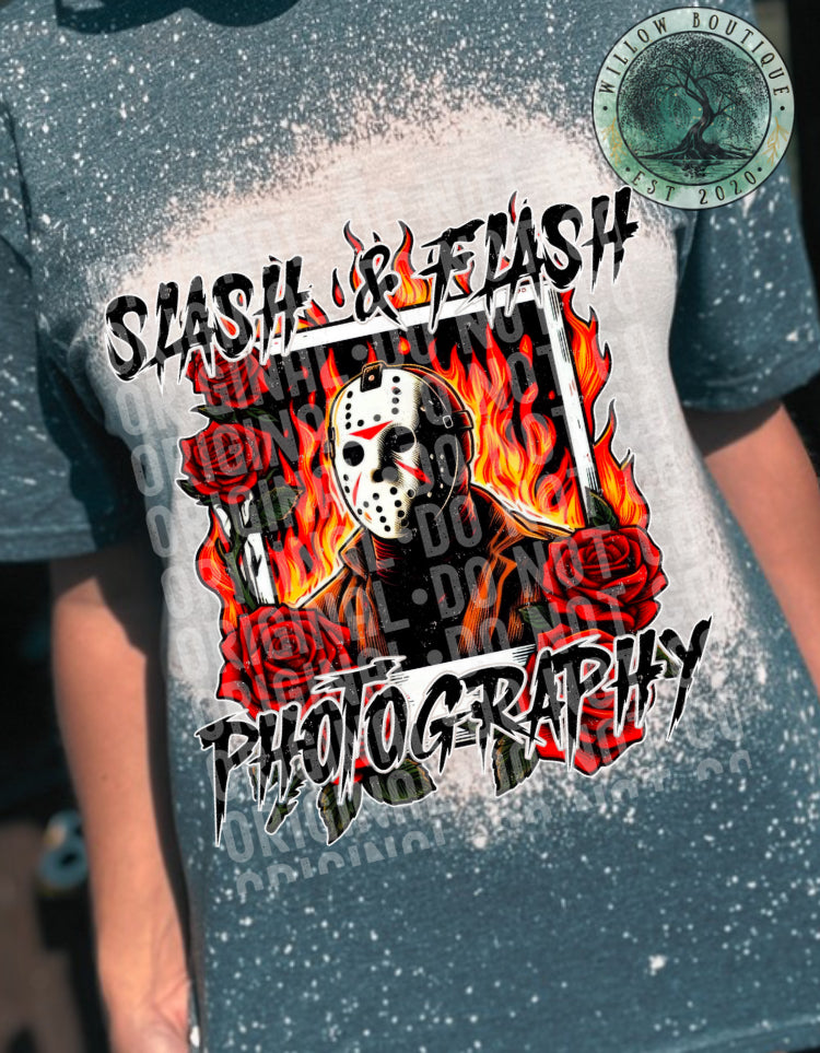 Slash and Flash Photography Tee