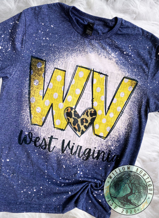 West Virginia Polka Dot Tee