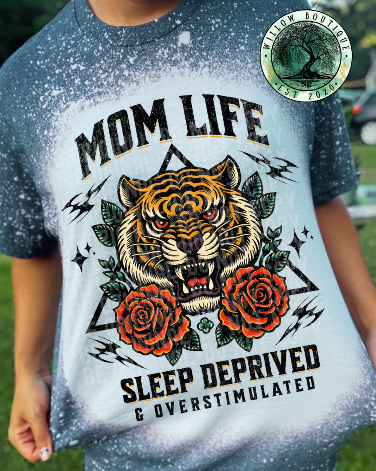 Mom Life Tiger Tee