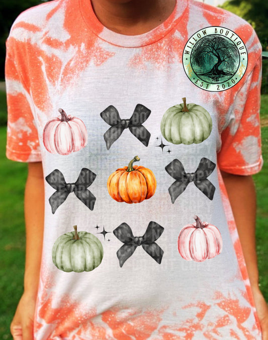 Pumpkin Bow Tee