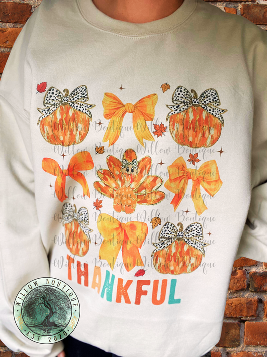 Thankful Turkey Coquette Sweat