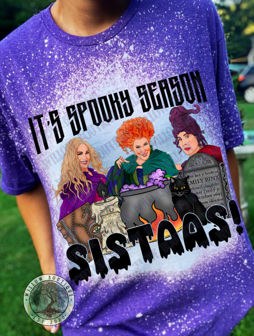 Spooky Season Sisters Tee