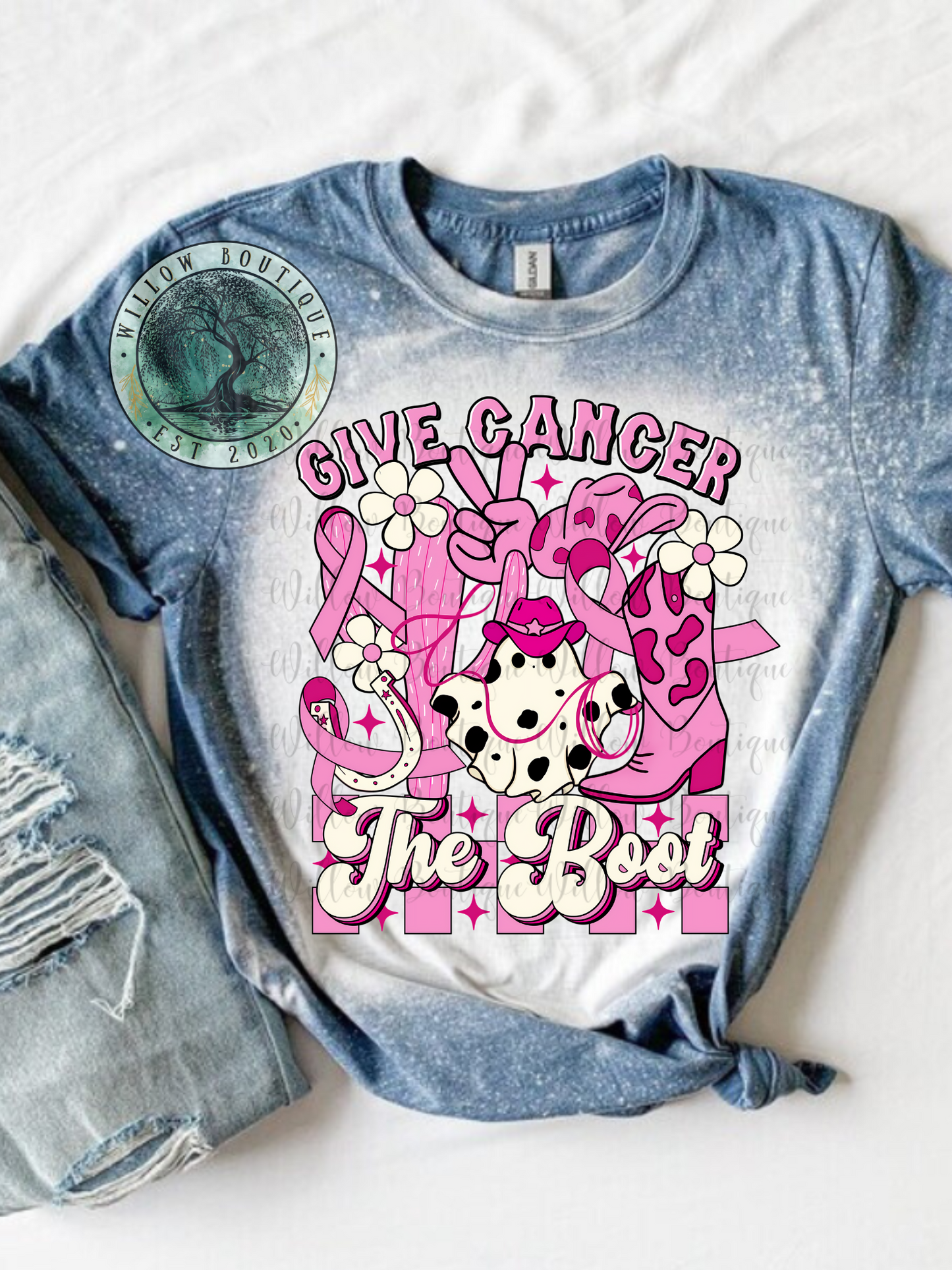 Give Cancer The Boot Tee