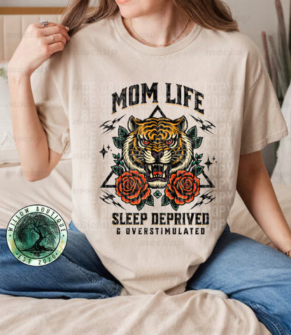 Mom Life Tiger Tee