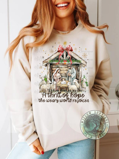 Thrill of Hope Sweat