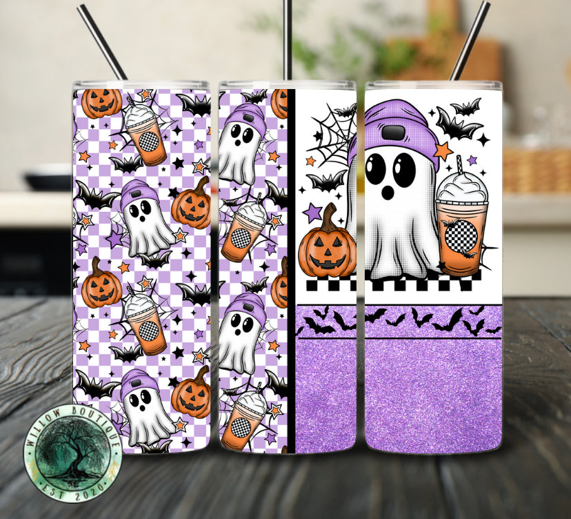 Purple Ghostie Tumbler