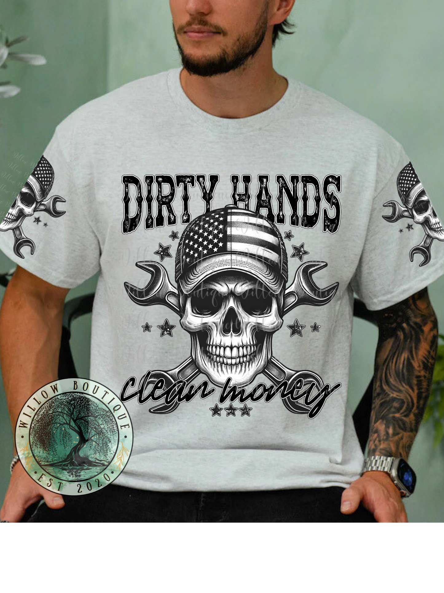 Dirty Hands Clean Money Tee