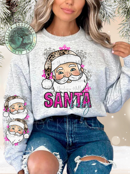 Pink Santa Baby Sweat