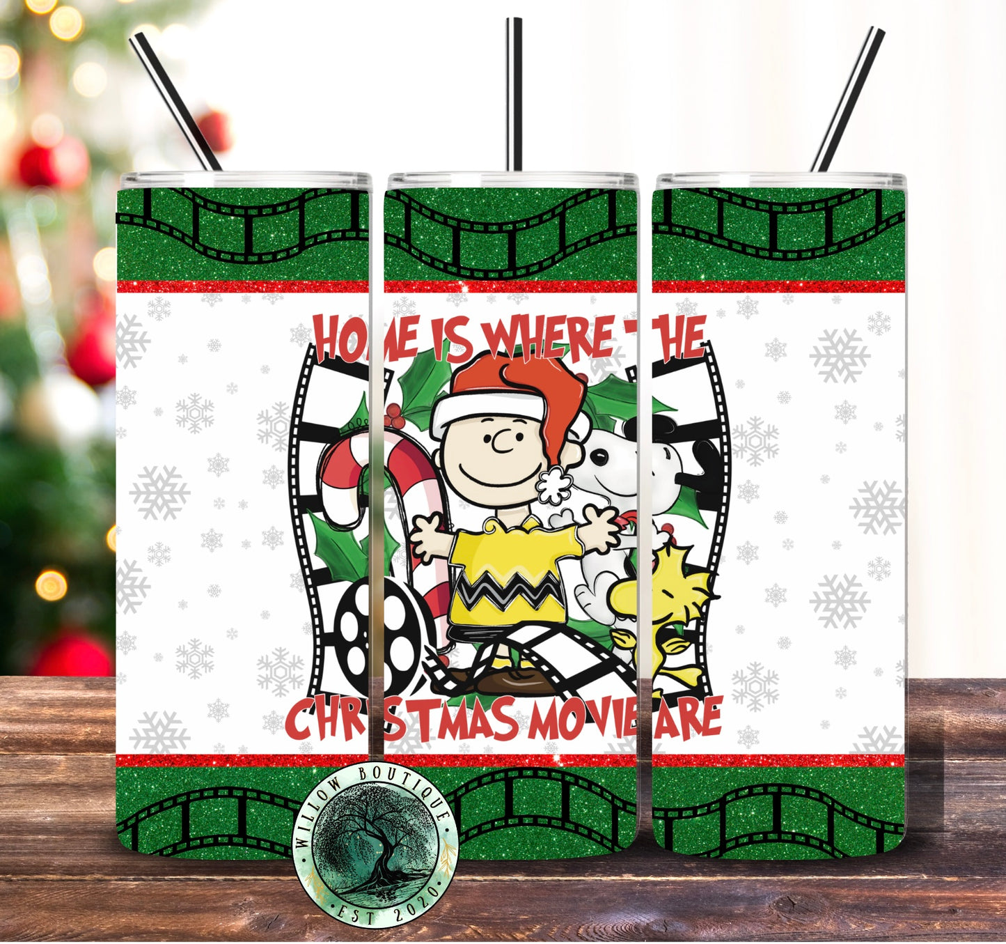 Christmas Movies Tumbler - Charlie