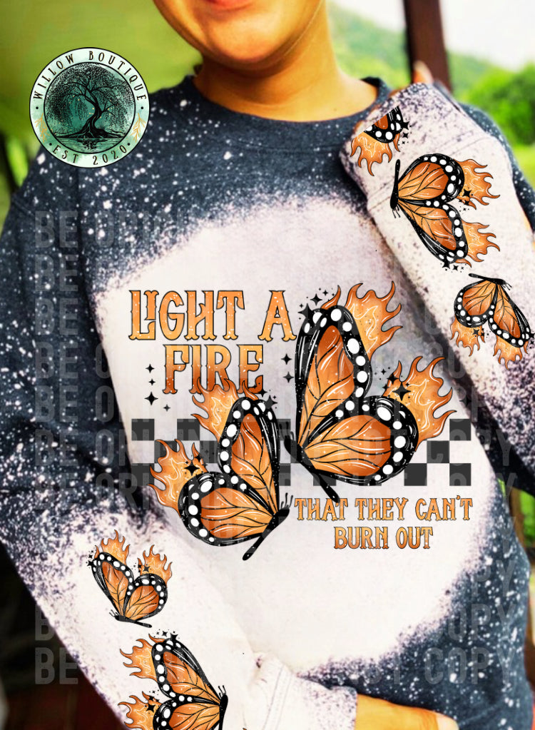 Light A Fire Butterfly Sweatshirt