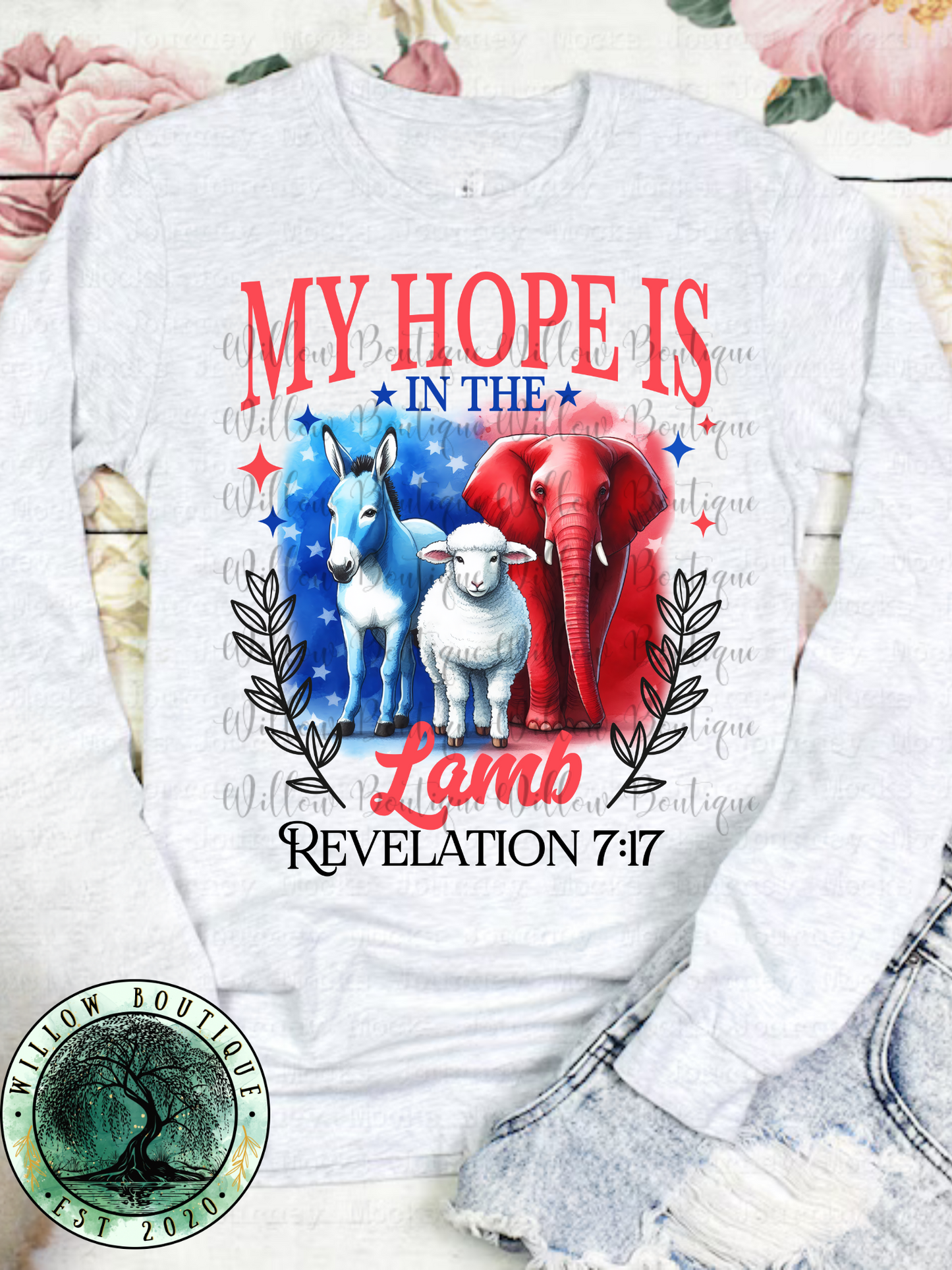 My Hope Is In The Lamb Long Sleeve Tee