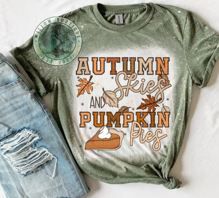 Autumn Skies and Pumpkin Pies Tee