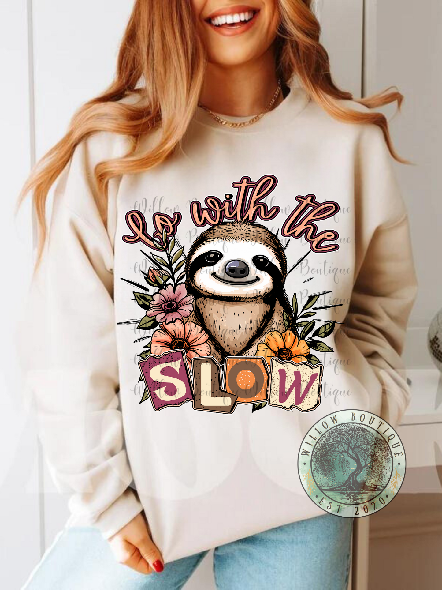 Go With The Slow Sloth Sweat