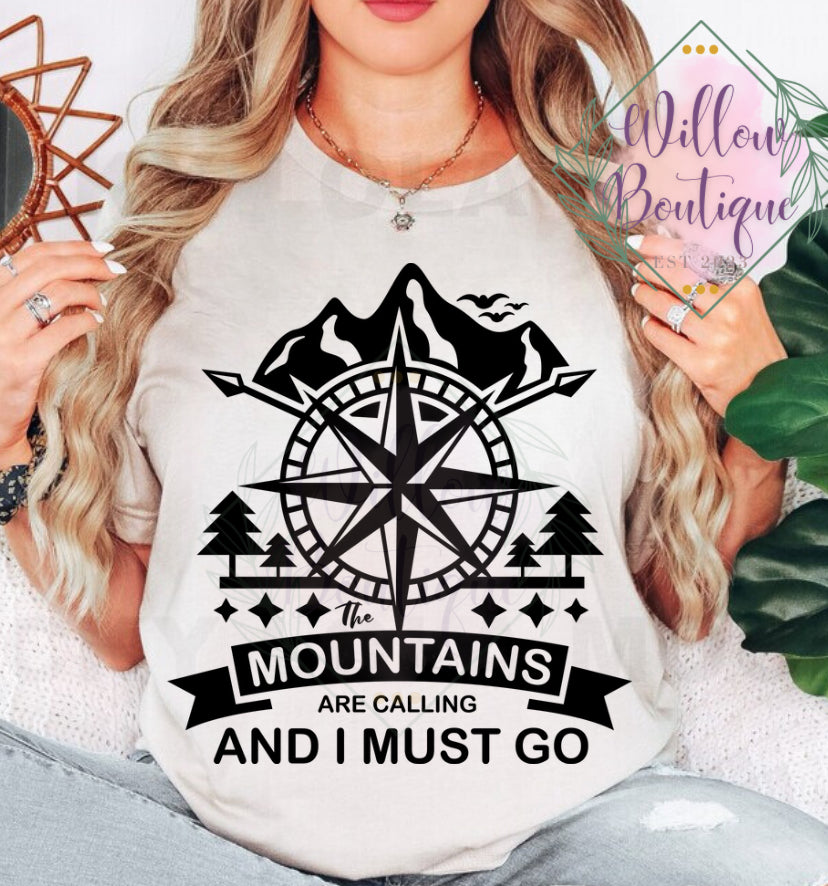 The Mountains Are Calling Tee