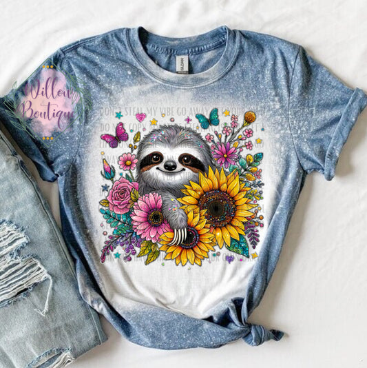 Glitter Sloth Tee