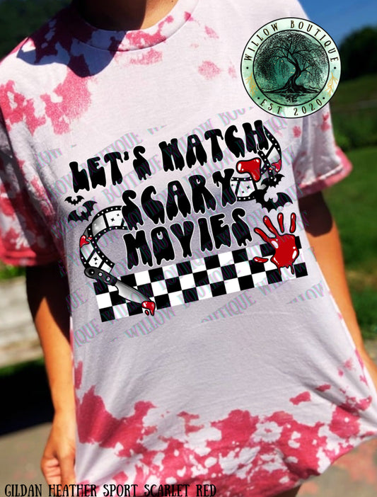 Let’s Watch Scary Movies Tee