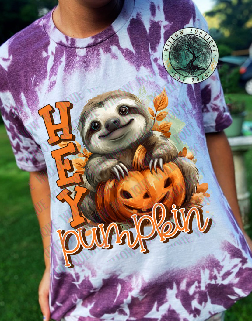 Hey Pumpkin Sloth Tee