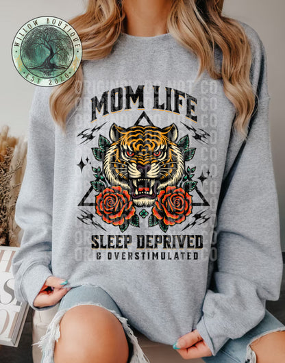 Mom Life Tiger Sweatshirt