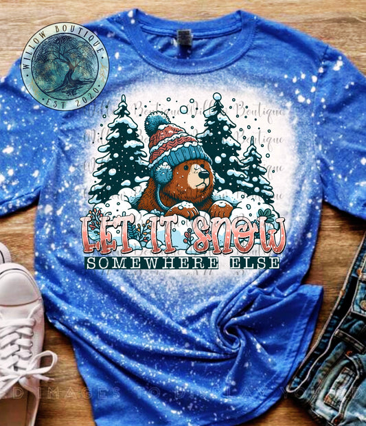 Let It Snow Bear Tee