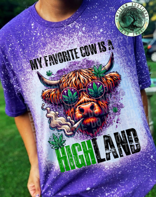 My Favorite Cow Is Highland Tee