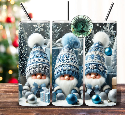 Snowflake Gnomes Tumbler