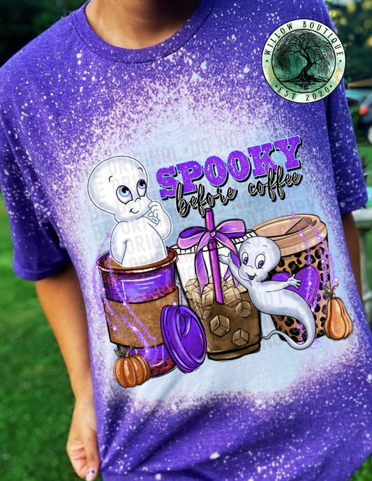 Spooky Before Coffee Tee