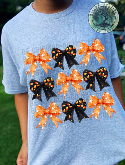 Candy Corn Coquette Tee