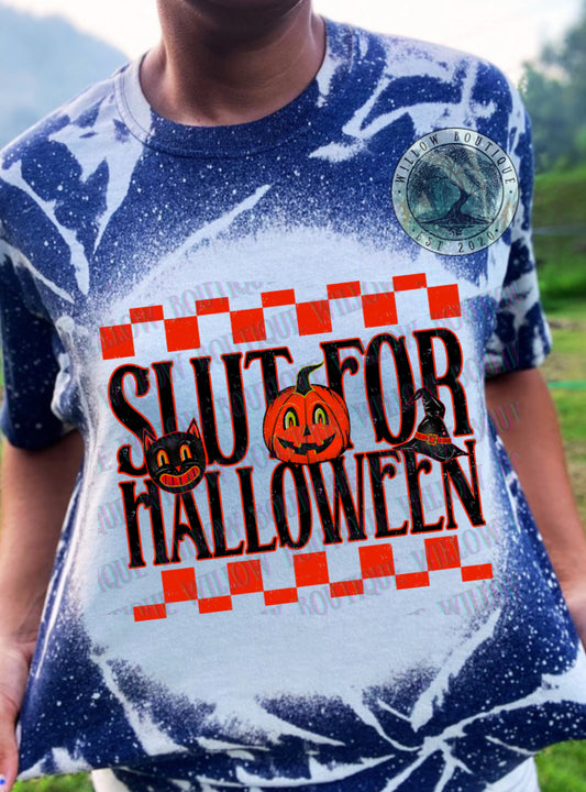 Slut For Halloween Tee