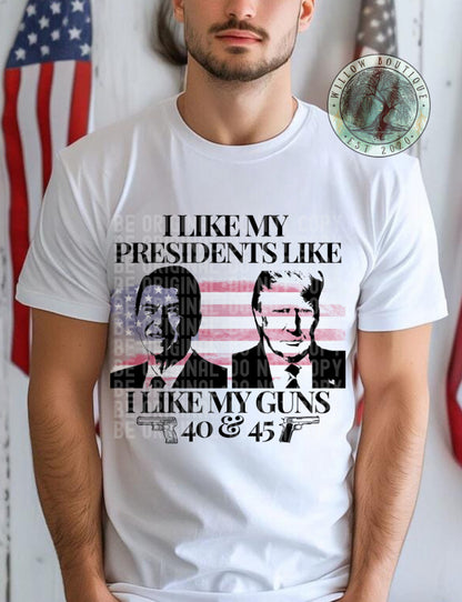 Presidents & Guns Tee