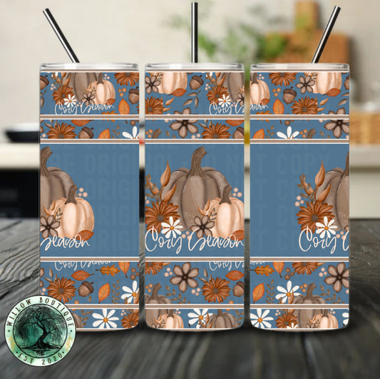 Cozy Season Pumpkins Tumbler