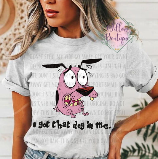 Cowardly Dog Tee