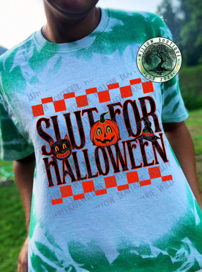 Slut For Halloween Tee