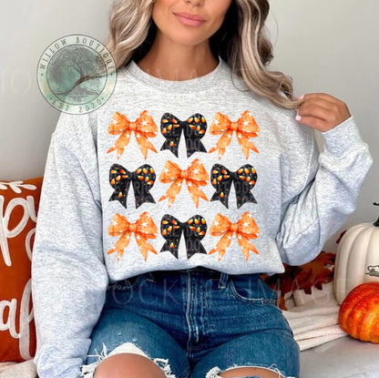 Candy Corn Coquette Sweatshirt