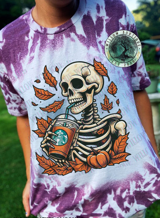 Fall Skellie Starbie Tee