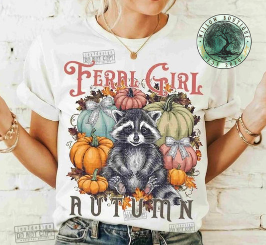 Feral Girl Autumn Tee