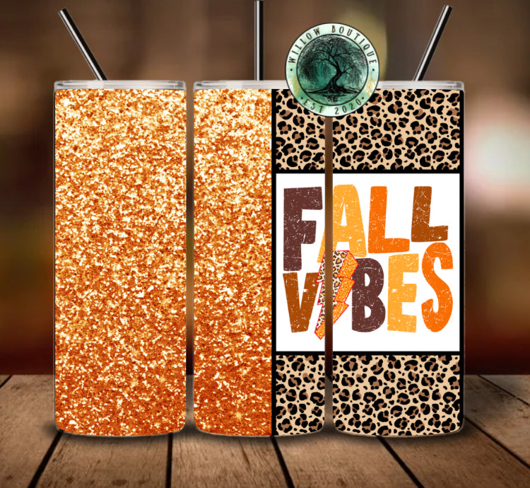 Retro Fall Vibes Tumbler