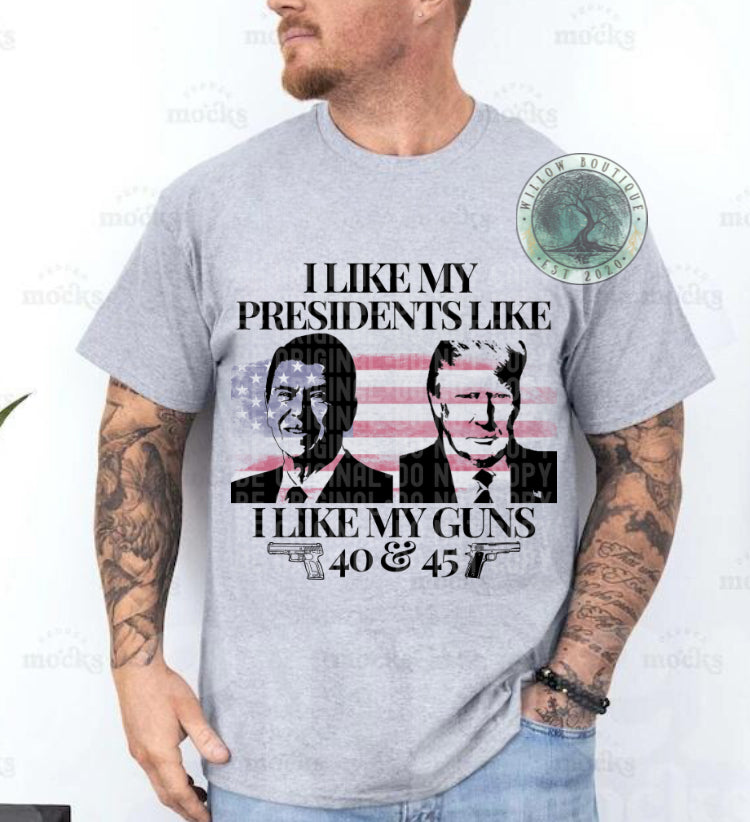 Presidents & Guns Tee