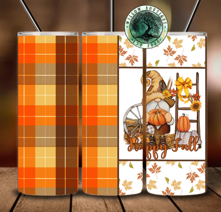 Fall Gnome Tumbler