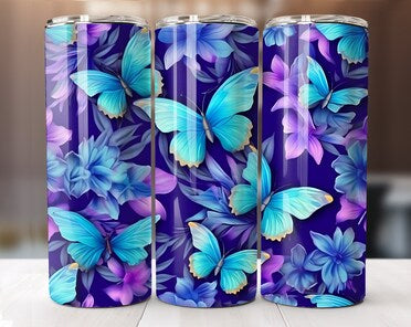 3D Butterfly Tumbler