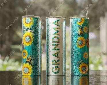 Grandma Sunflower Tumbler