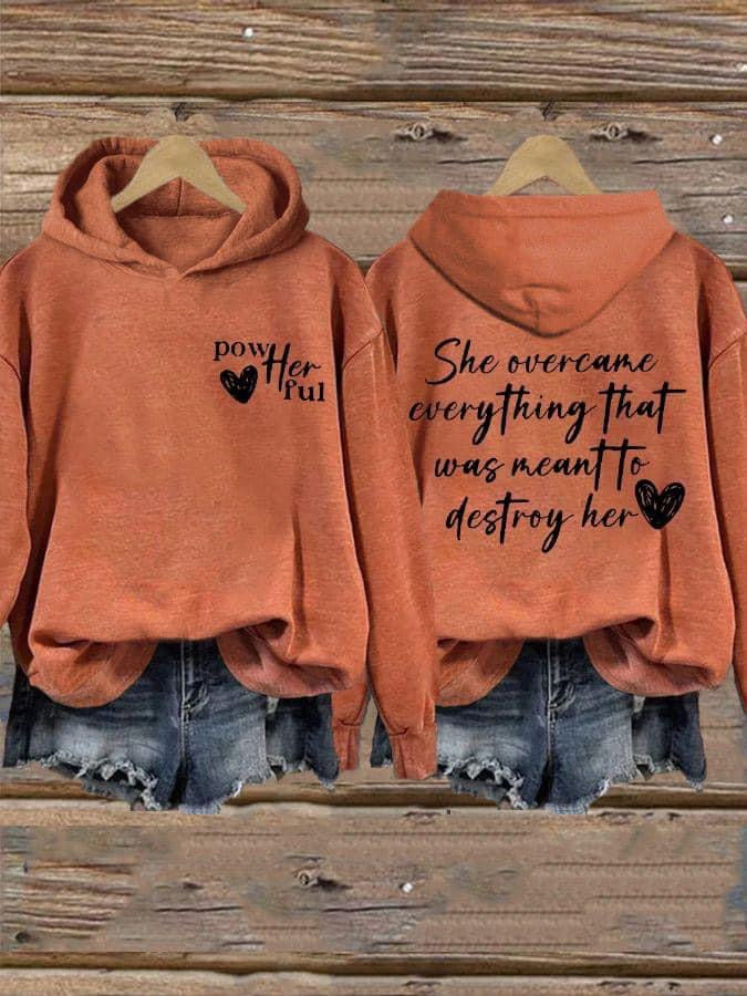 She Overcome Everything Hoodie