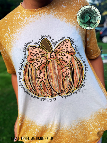 Life Is Gourd Glitter Pumpkin Tee